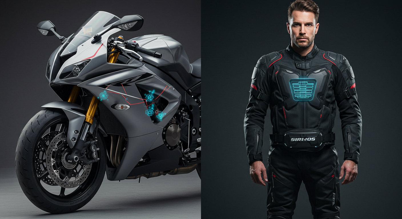 Motorcycle airbag apparel