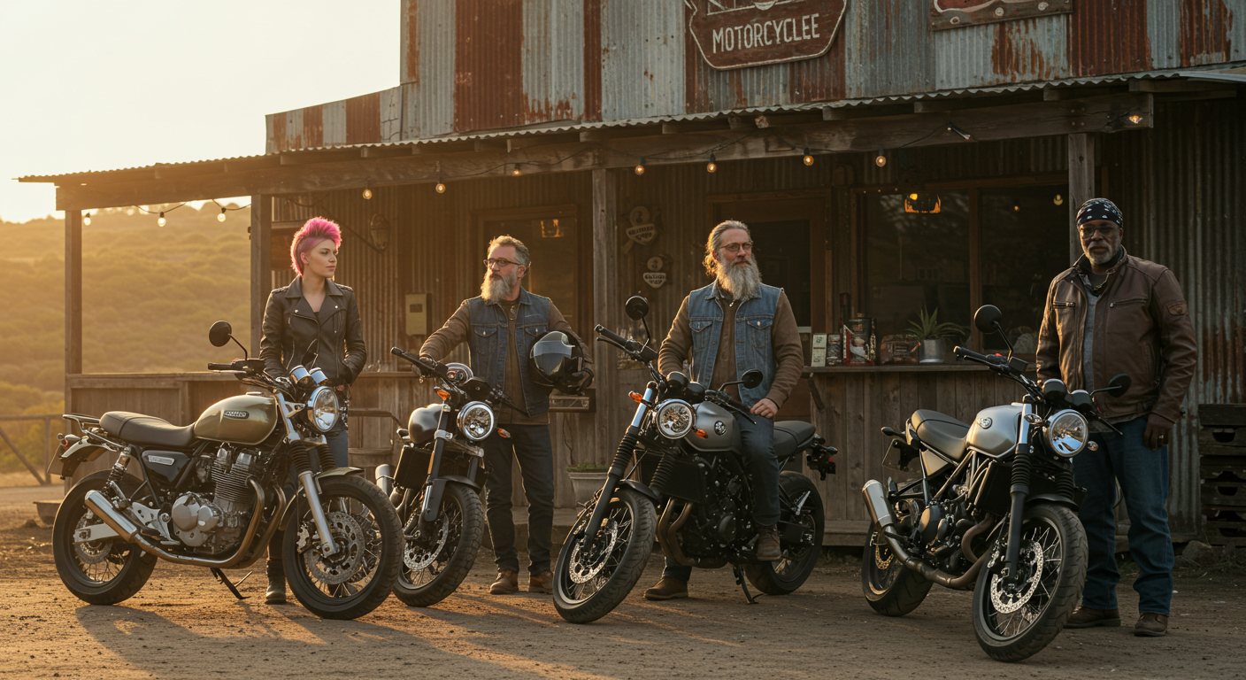 The 7 Types of Motorcycle Rider Personalities You Meet at Every Moto CafÃ©