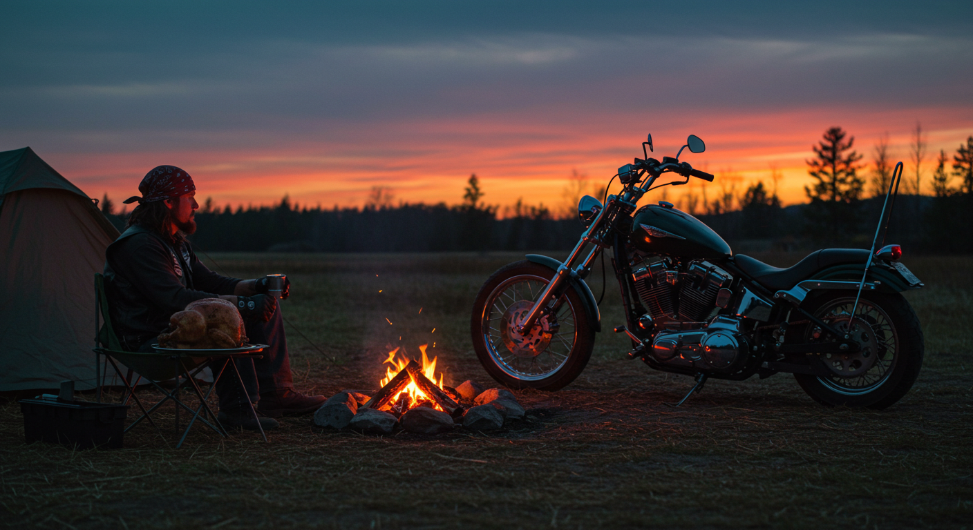 Motorcyclist Rides Across Europe with a Chicken