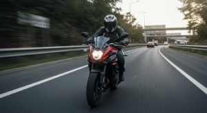 motorway motorcycle safety: The Burrito Incident That Went Viral