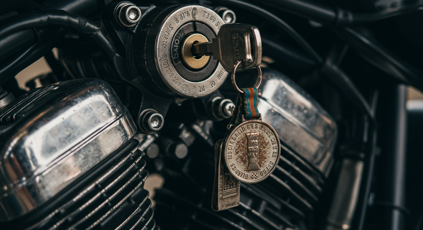motorcycle keychain superstition